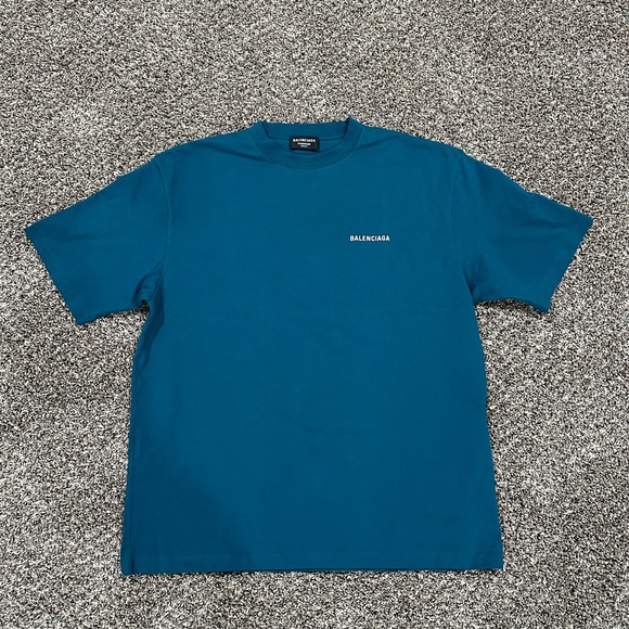 Balenciaga medium fit logo t shirt